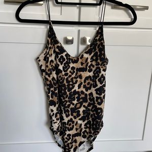Women’s animal print bodysuit
